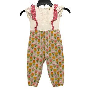 Matilda Jane‎ Girls Jumpsuit 18-24 months Spring Floral Print Flowers Playsuit